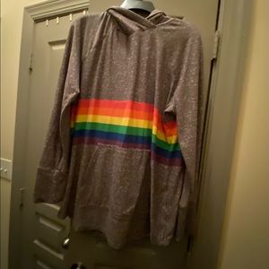 Lularoe rainbow hoodie